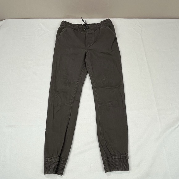 Joe's Womens Jogger Jeans Drawstring Waist Slash Pockets Elastic Hem Gray 10/12‎ - Picture 1 of 7